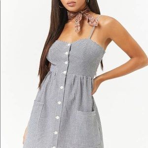 Gingham Mini Summer Dress